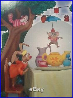 Alice In Wonderland Snowglobe Musical Disney Store NIB