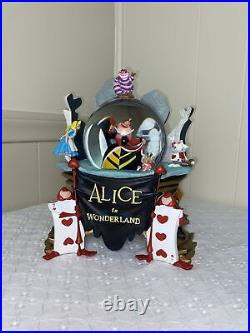 Alice In Wonderland disney snowglobe collectible