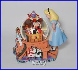 Alice in Wonderland 50th Anniversary Musical Snowglobe Alice's Trial Disney