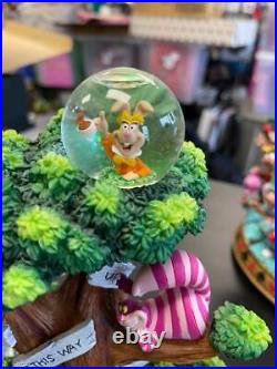 Alice in Wonderland Snow Globe Dome Disney Auctions Limited Edition of 500