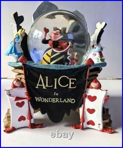 Alice in Wonderland Snow Globe Snow Globe music box rare