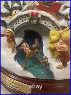 An Old Fashioned Disney Christmas Snow Globe Music Lights Bradford Exchange An Old Fashioned Disney Christmas Snow Globe Music Lights Bradford Exchange