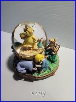 Authentic Disney 75th ANNIVERSARY Winnie the Pooh Musical SnowGlobe