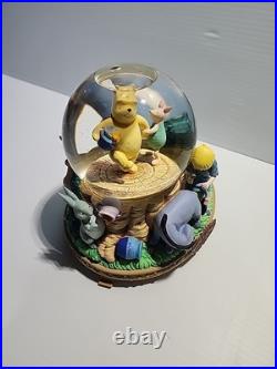 Authentic Disney 75th ANNIVERSARY Winnie the Pooh Musical SnowGlobe