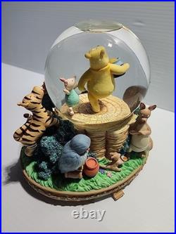 Authentic Disney 75th ANNIVERSARY Winnie the Pooh Musical SnowGlobe
