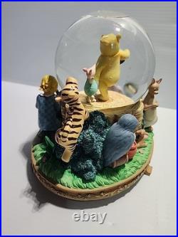 Authentic Disney 75th ANNIVERSARY Winnie the Pooh Musical SnowGlobe