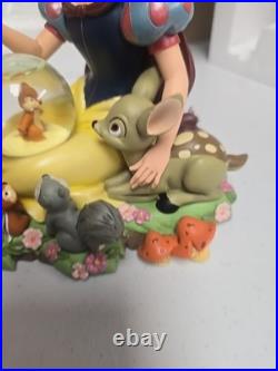 Authentic Disney Parks Snow White & Friends Musical Snow Globe RETIRED VINTAGE A