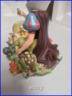 Authentic Disney Parks Snow White & Friends Musical Snow Globe RETIRED VINTAGE A