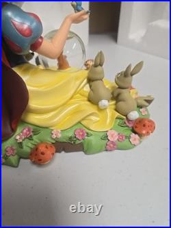 Authentic Disney Parks Snow White & Friends Musical Snow Globe RETIRED VINTAGE A