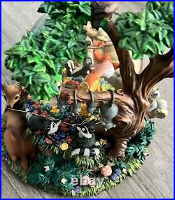 BAMBI Disney A Little April Shower Musical Motion Snow Globe