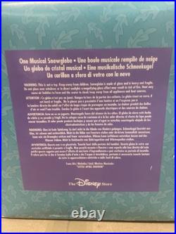 BAMBI Snow Globe Little April Shower with Box Disney Musical Motion