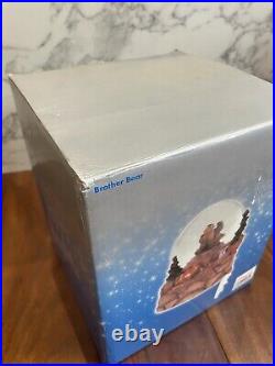 BROTHER BEAR Disney Musical Snow Globe Symphone 9 Beethoven Ceramic New