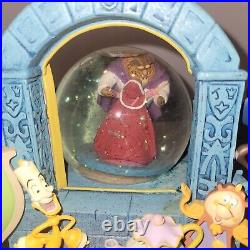 Beauty And The Beast Snowglobe Music Box From 1991 Disney