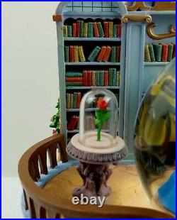 Beauty And The Beast Vintage Super Rare Snow Globe Theres Something There Tune