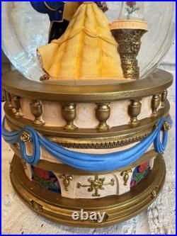Beauty & The Beast Musical Snow Globe 10 Disney Store Vintage Collectible 1991 Beauty & The Beast Musical Snow Globe 10 Disney Store Vintage Collectible 1991