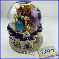 Beauty and the Beast Snow Globe Disney Castle Musical Tale as Old as Time Large