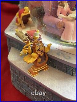 Beauty & the Beast Library Musical Snow Globe DISNEY STORE Tale as Old as Time