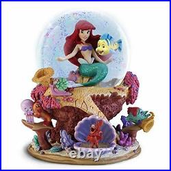 Bradford Disney The Little Mermaid Musical Gliter Globe Feat. Ariel & Flounder
