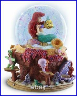 Bradford Disney The Little Mermaid Musical Gliter Globe Feat. Ariel & Flounder