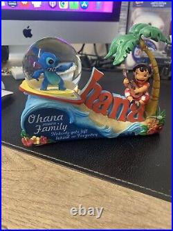 Bradford Exchange Disney Lilo & Stitch Musical Glitter Globe NEW Bradford Exchange Disney Lilo & Stitch Musical Glitter Globe NEW