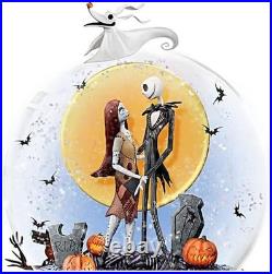 Bradford Exchange Disney Nightmare Before Christmas Musical Glitter Globe