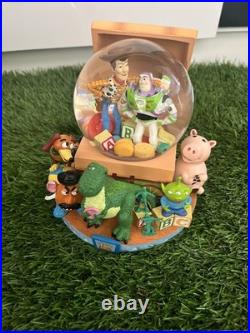 Bradford Exchange Disney Pixar Toy Story Musical Glitter Snow Globe Woody Buzz