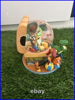 Bradford Exchange Disney Pixar Toy Story Musical Glitter Snow Globe Woody Buzz