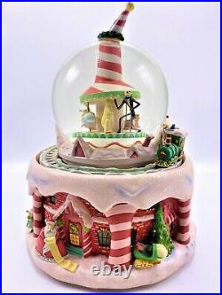 Christmas Town Nightmare Before Christmas Musical Rotating Snow Globe