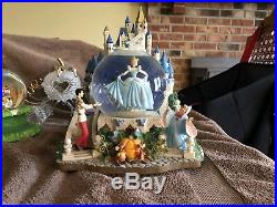 Cinderella Castle light up musical movement snow globe