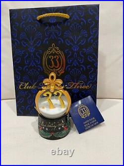 Club 33 Christmas 2022 Snow Globe