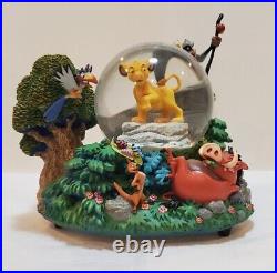 Collectible Rare Lion King and Friends Musical Snow Globe