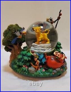 Collectible Rare Lion King and Friends Musical Snow Globe