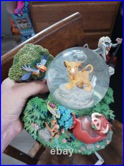 Collectible Rare Lion King and Friends Musical Snow Globe Collectible Rare Lion King and Friends Musical Snow Globe
