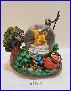 Collectible Rare Lion King and Friends Musical Snow Globe