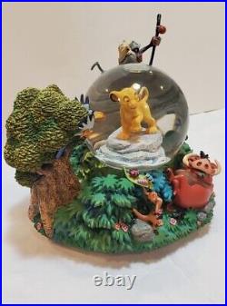 Collectible Rare Lion King and Friends Musical Snow Globe