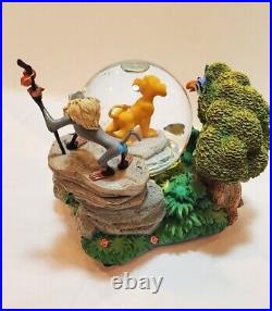 Collectible Rare Lion King and Friends Musical Snow Globe