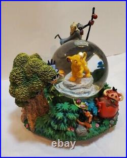 Collectible Rare Lion King and Friends Musical Snow Globe