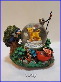 Collectible Rare Lion King and Friends Musical Snow Globe