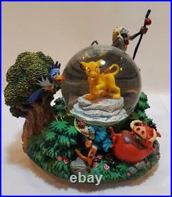 Collectible Rare Lion King and Friends Musical Snow Globe