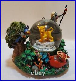 Collectible Rare Lion King and Friends Musical Snow Globe