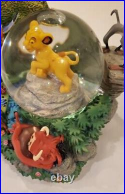 Collectible Rare Lion King and Friends Musical Snow Globe