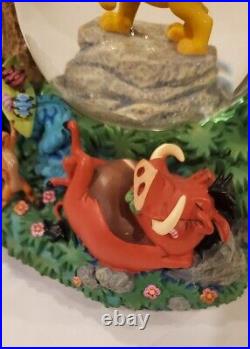 Collectible Rare Lion King and Friends Musical Snow Globe
