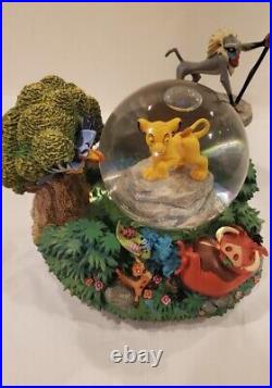 Collectible Rare Lion King and Friends Musical Snow Globe