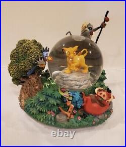 Collectible Rare Lion King and Friends Musical Snow Globe