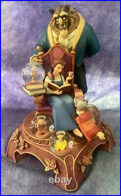 DEFECTIVE 10th Anniversary Beauty The Beast Figurine Statue W Mini Snow G3D