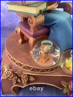 DEFECTIVE 10th Anniversary Beauty The Beast Figurine Statue W Mini Snow G3D