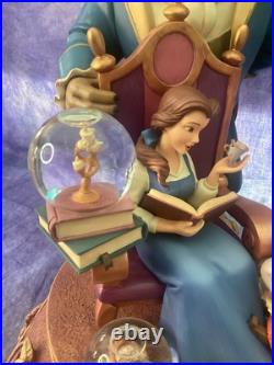 DEFECTIVE 10th Anniversary Beauty The Beast Figurine Statue W Mini Snow G3D