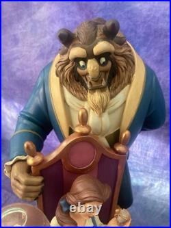 DEFECTIVE 10th Anniversary Beauty The Beast Figurine Statue W Mini Snow G3D