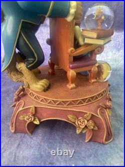 DEFECTIVE 10th Anniversary Beauty The Beast Figurine Statue W Mini Snow G3D