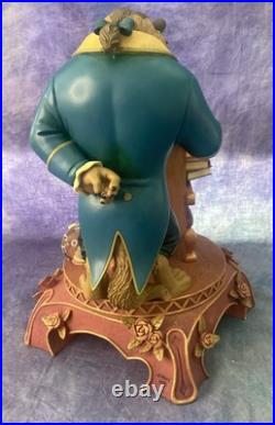 DEFECTIVE 10th Anniversary Beauty The Beast Figurine Statue W Mini Snow G3D